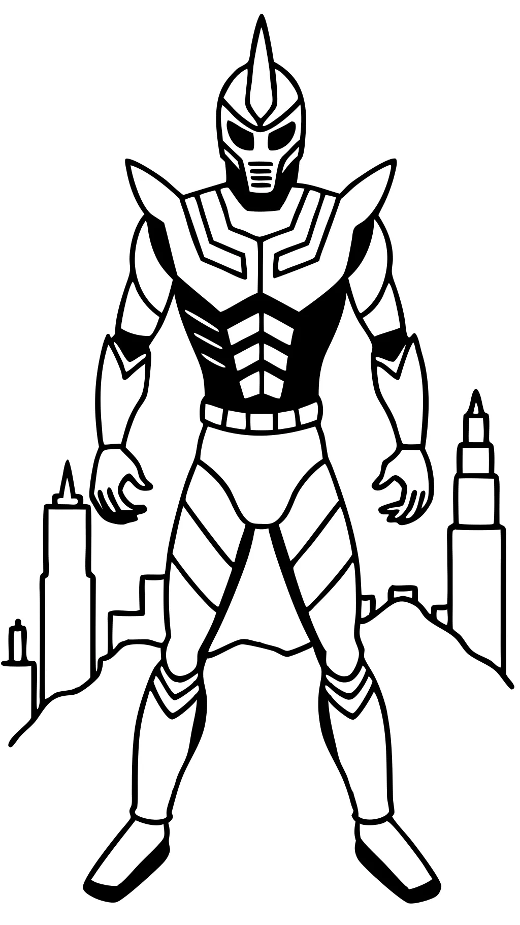 ultraman coloring pages